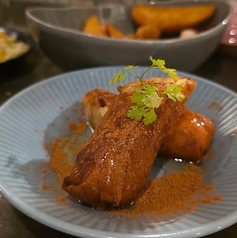 〈とろとろ〉さつまいもとクリームチーズの春巻き