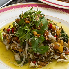 お茶の葉のサラダ