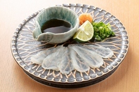 名物！天然ふぐのてっさ！