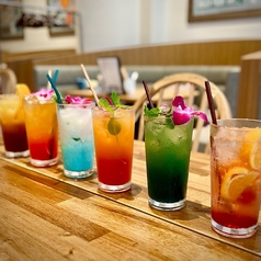 酒好きもノンアル派も満足♪珍しいドリンクが豊富