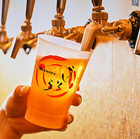 自社醸造のクラフトビール全18種類！