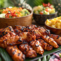 グリルチキン&玄米セット