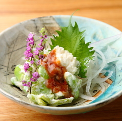 そら豆の大吟醸クリームチーズ和え