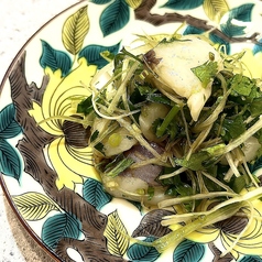 活蛸の青山椒和え