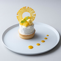料理メニュー写真&nbsp;パイナップルとアールグレイのタルト