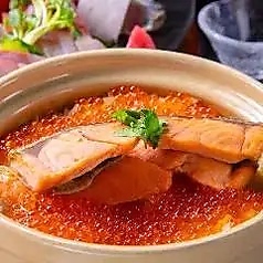イクラと鮭の親子土鍋ご飯