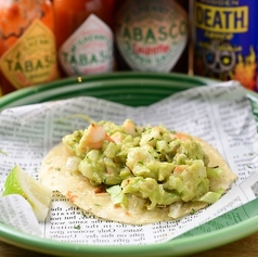 エビとアボカド(ワカモレ)