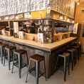 カウンター席は10席！カップルや常連さんも多数ご来店！