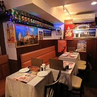 アジアの風を感じる明るい空間で楽しむひとときを提供♪