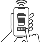 【モバイルオーダー対応】お客様のスマートフォンから注文できるモバイルオーダーを導入。スタッフを呼ばずに注文でき、宴会時もスムーズに料理やドリンクを楽しめます。