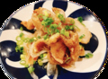 料理メニュー写真&nbsp;若鳥皮ポン酢