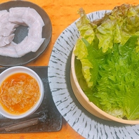 九重夢ポークを野菜で包んであっさりと美味しい！