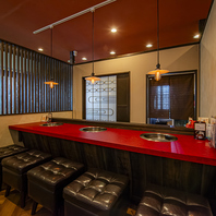 カウンター席もご準備しております。