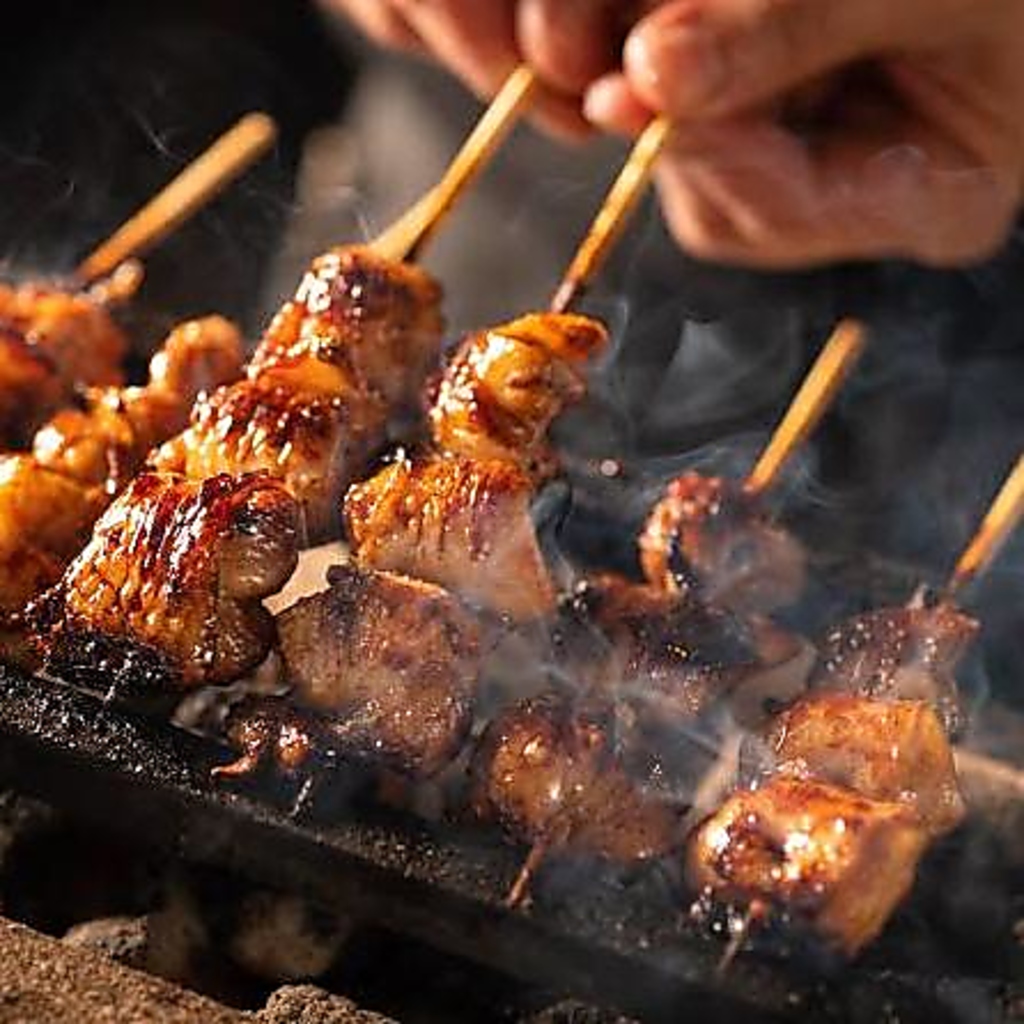 【炭火焼き鳥】柏駅徒歩2分　肉寿司・焼き鳥・和食食べ飲み放題3H3000円