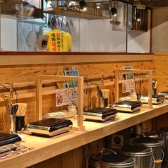 自分のペースで楽しめるカウンター席を多数ご用意！初ひとり焼肉の方も安心してご利用いただけます♪