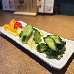 自家製3色ピクルス