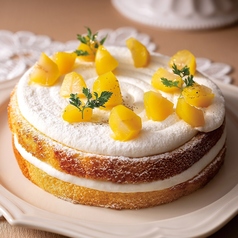 マロン飾りのショートケーキ