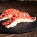 料理メニュー写真 黒毛和牛の肉寿司 （2貫）