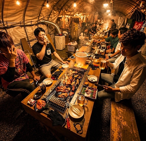 【長嶺】熊本市内で牡蠣食べ放題&ビアガーデン!「手ぶらでバーベキュー」