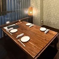 完全個室は多数あり