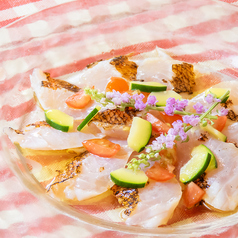季節の鮮魚のカルパッチョ