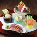 料理メニュー写真 お刺身盛り合わせ五種