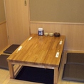 半個室風のテーブル席や掘りごたつ個室をご用意♪