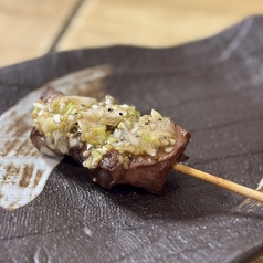 ネギ塩豚タン串