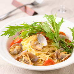 【贅沢な味わい♪】アサリと水菜のスープスパゲッティの写真