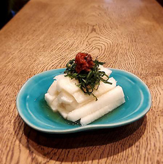 山芋としそのあっさり梅肉和え