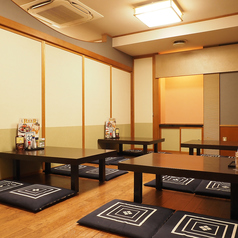 ご利用人数に合わせて広々とした座敷にもご案内可能です◎ちょっとした飲み会や、打ち上げなどにおすすめ!