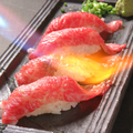 料理メニュー写真&nbsp;仙台牛炙り寿司（4貫）