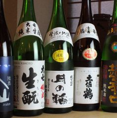 各種日本酒取り揃え