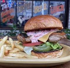 ガーリックチキンバーガー　【GARLIC CHICKEN BURGER】