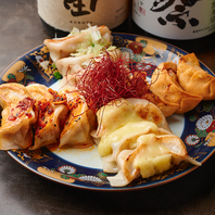 お店自慢のこだわり！絶品！手作り鶏餃子♪