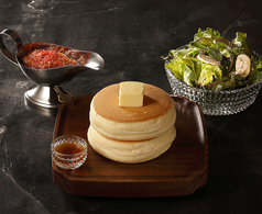 【甘いだけじゃない！新しいほっとけーき体験！】北海道ほっとけーき ボロネーゼの写真