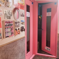 ピンクのドアがポイント★