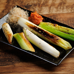 長ネギの一本焼き
