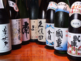日本酒にもこだわっています！四国のお酒を中心に品ぞろえ充実です！