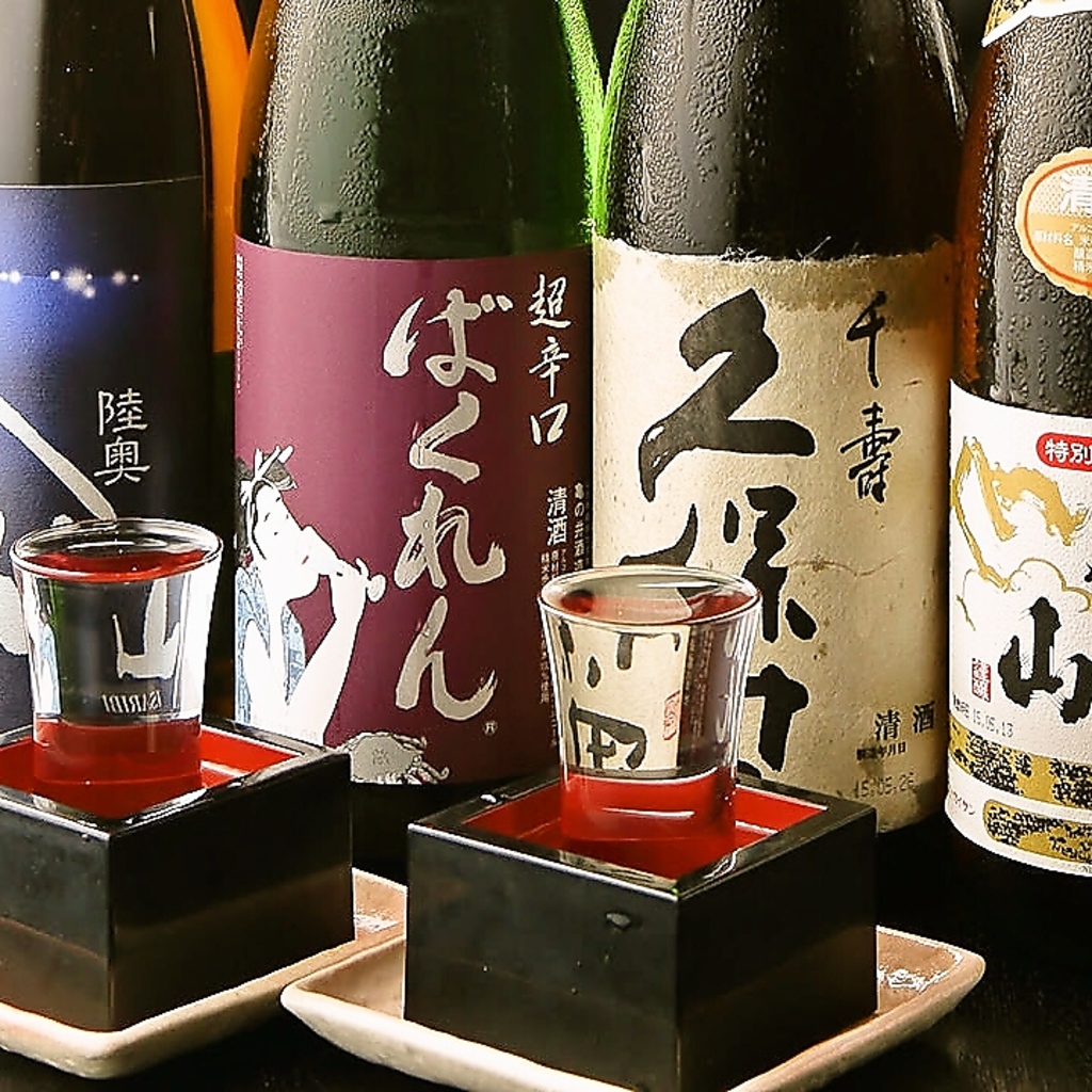 こだわりの地酒と本格焼酎も豊富に取り揃えています