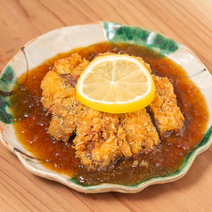 絶品!鶏レバカツ ~焦がしバターシャリアピン~