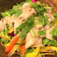 米豚越王の冷しゃぶサラダ～シソドレッシング～～