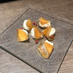 奈良漬とクリームチーズ