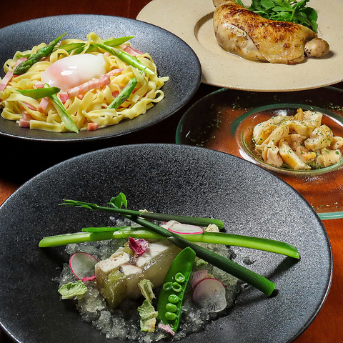 手間暇を惜しまず丁寧に調理された逸品を味わう！コース料理もご用意しております♪