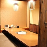 プライベートな空間♪大小様々な完全個室とスマート注文