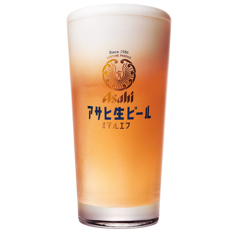 アサヒ生ビール 通称【マルエフ】樽生 生中