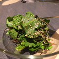 料理メニュー写真 春菊とみょうがのサラダ