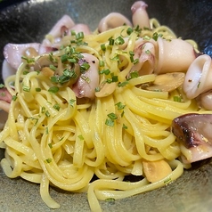 【塩味】イカアンチョビリングイネ