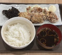 唐揚げ定食 地域最安値！税込770円！！