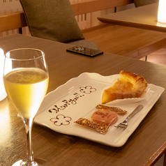 アップルパイ×京都丹波ワイン「てぐみ」の写真